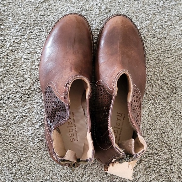 NIB - BED STU “BAYLENE” Teak Driftwood Leather Boots SIZE 7 - NEVER WORN - Picture 8 of 13